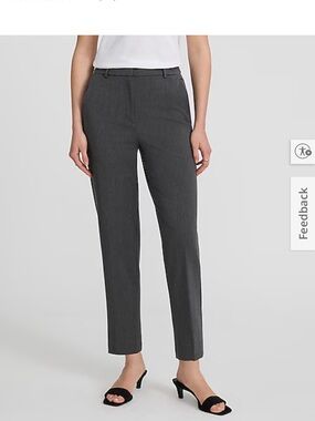 Express Straight-Leg Women’s Pants - Charcoal Gray